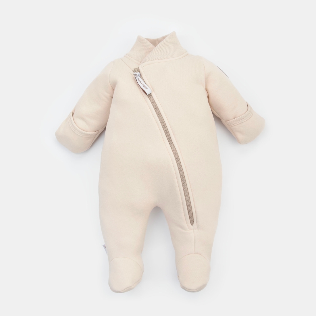 Комбинезон-поддева "Новый Тополино-1", футер, крем-брюле