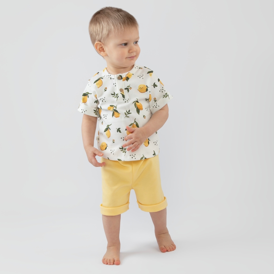 Комплект футболка+шорты "Лимончики", лимончики