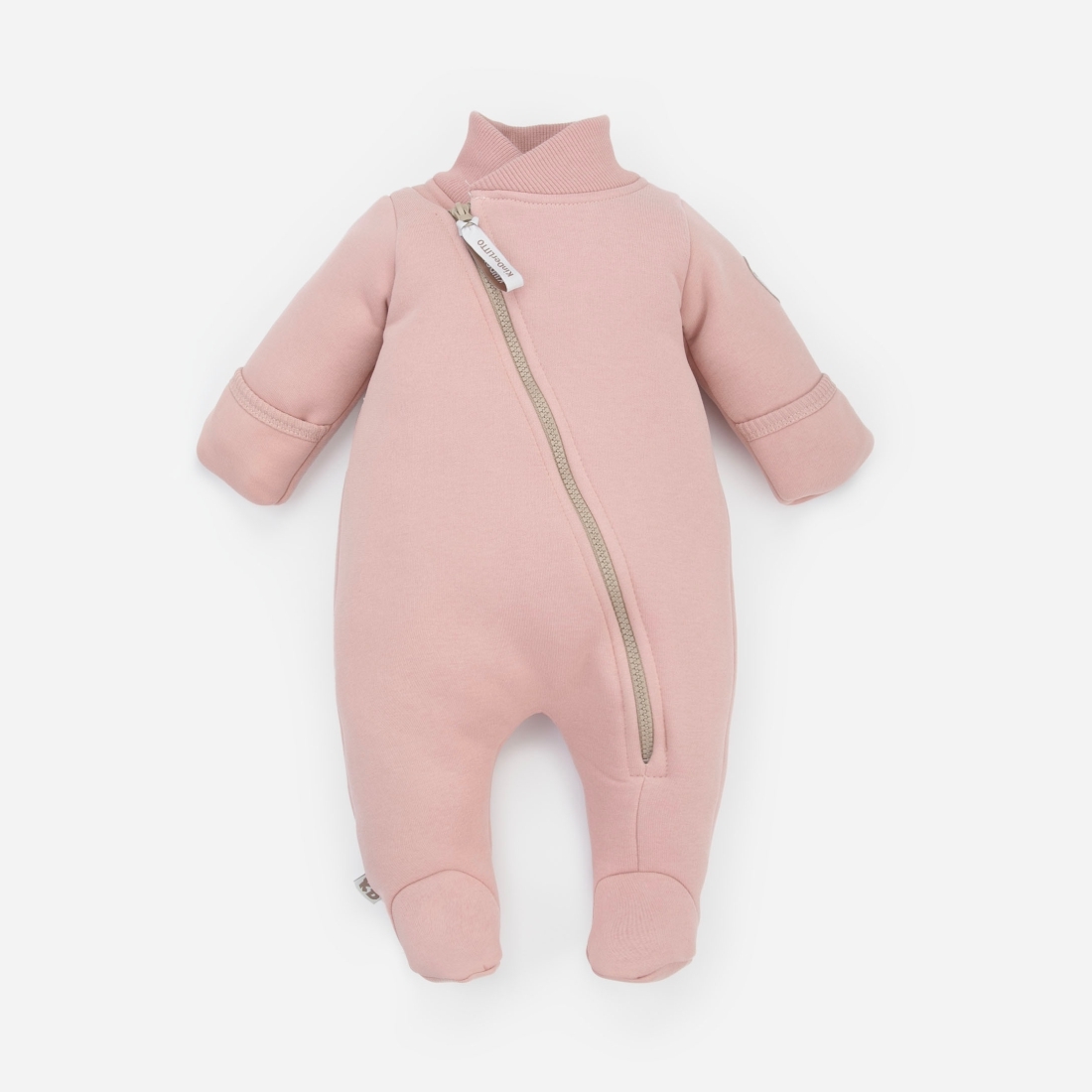 Комбинезон-поддева "Новый Тополино-1", футер, сухая роза