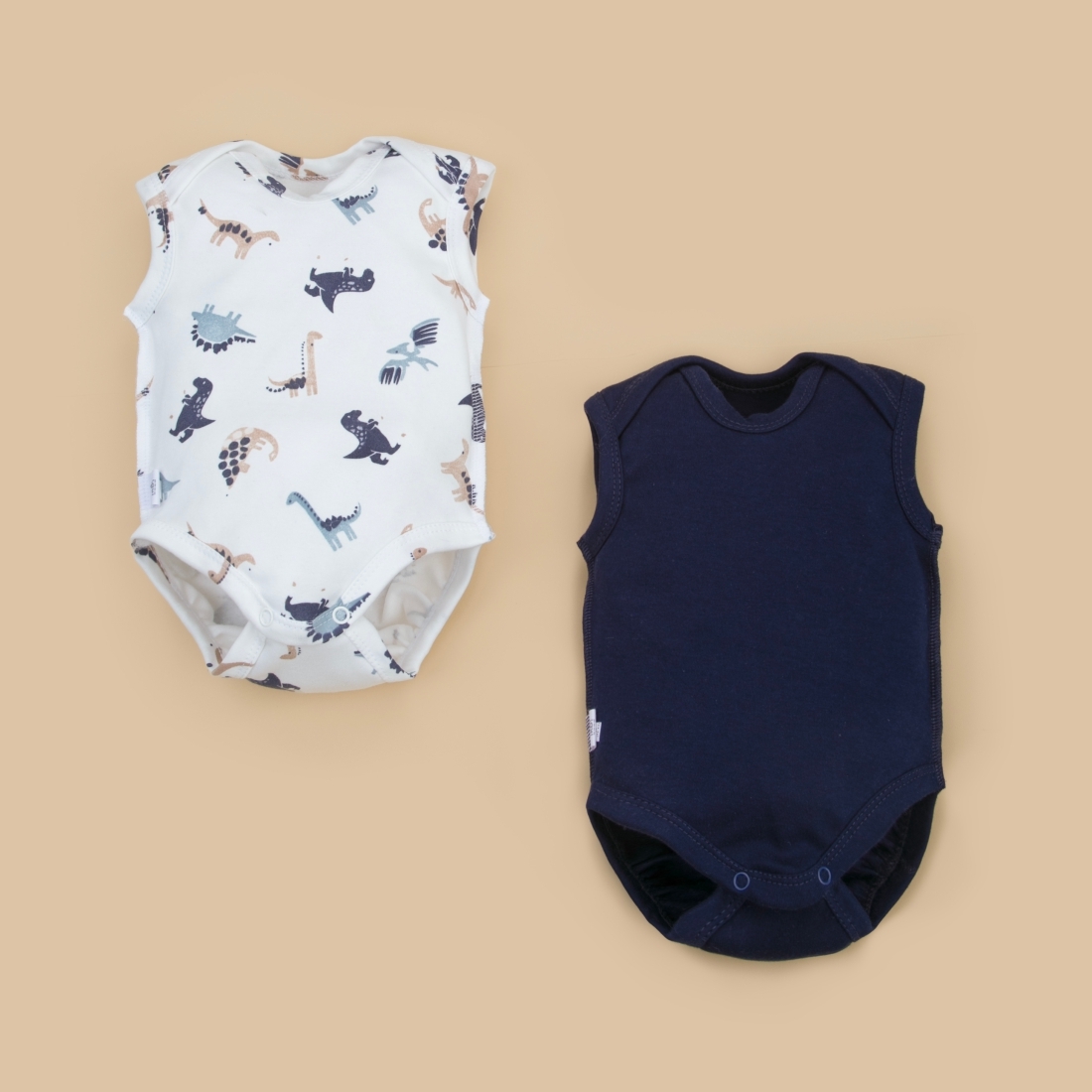 Боди майка "Малыш Хрустик", 2шт/уп