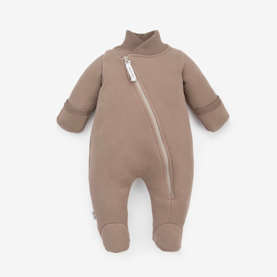 Комбинезон-поддева "Новый Тополино-1", футер, шоколад