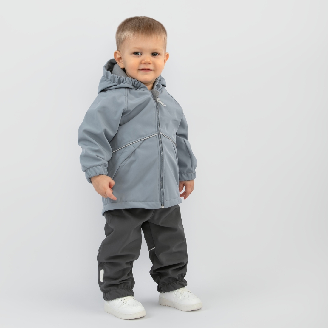 Комплект "Софтшелл" демисезонный, серый