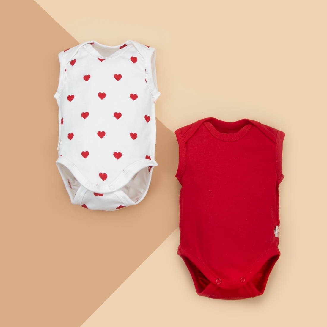 Боди майка "Мое сердечко", 2шт/уп