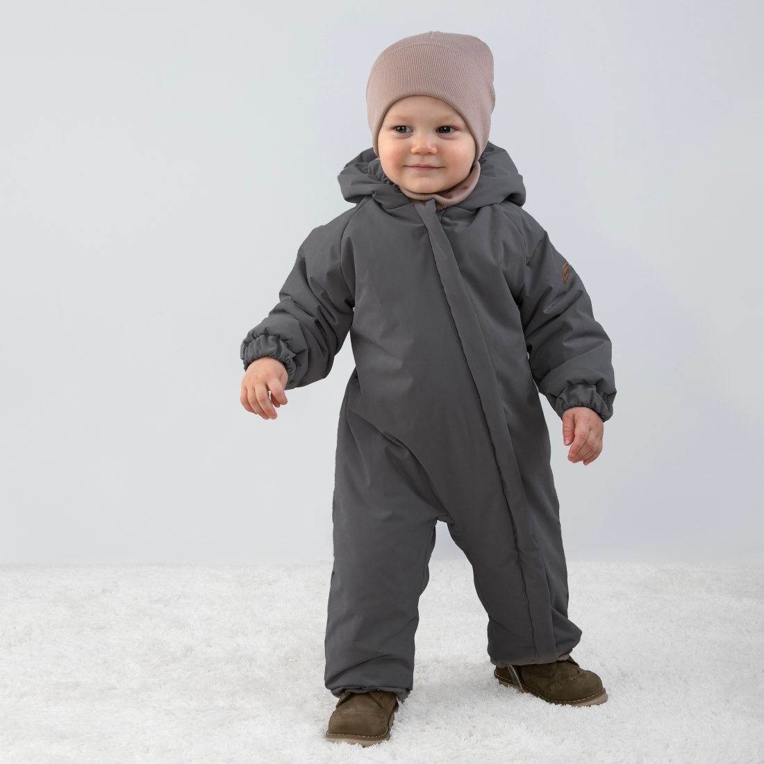 Комбинезон "Дивини-2" открытый, демисезонный, графит