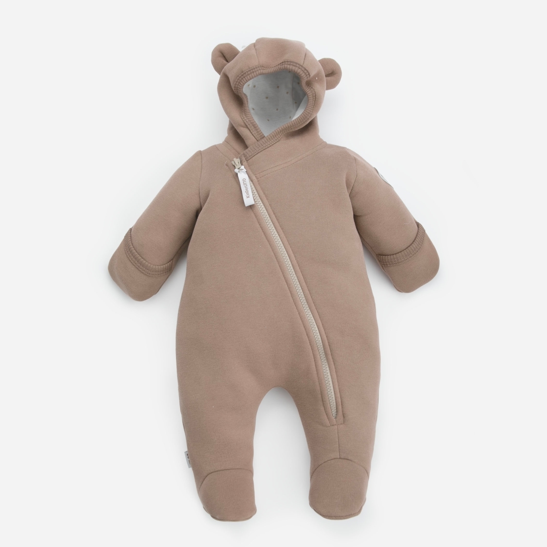 Комбинезон "Новый Пикколино-1", футер, шоколад