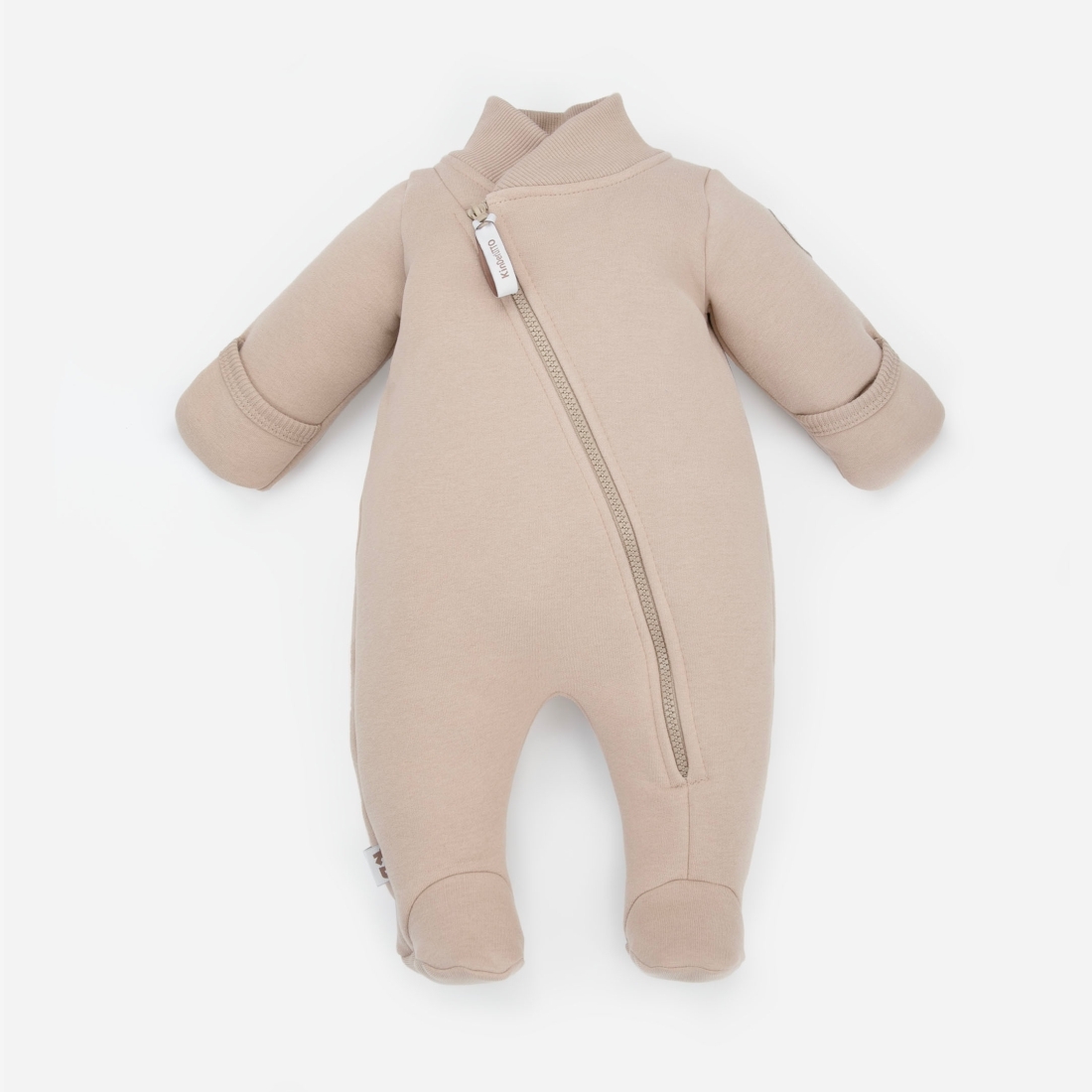 Комбинезон-поддева "Новый Тополино-1", футер, капучино