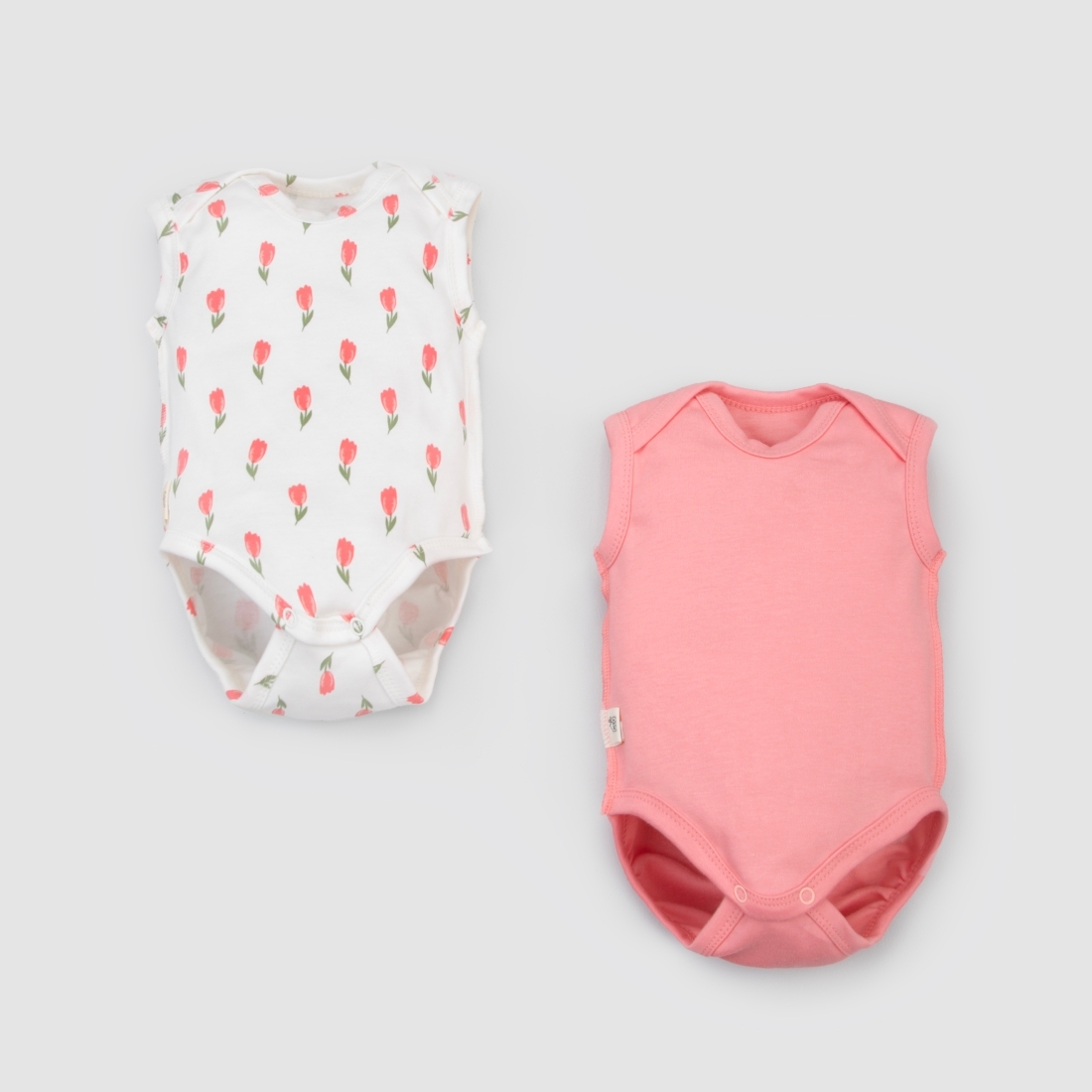 Боди майка "Тюльпанчики", 2шт/уп