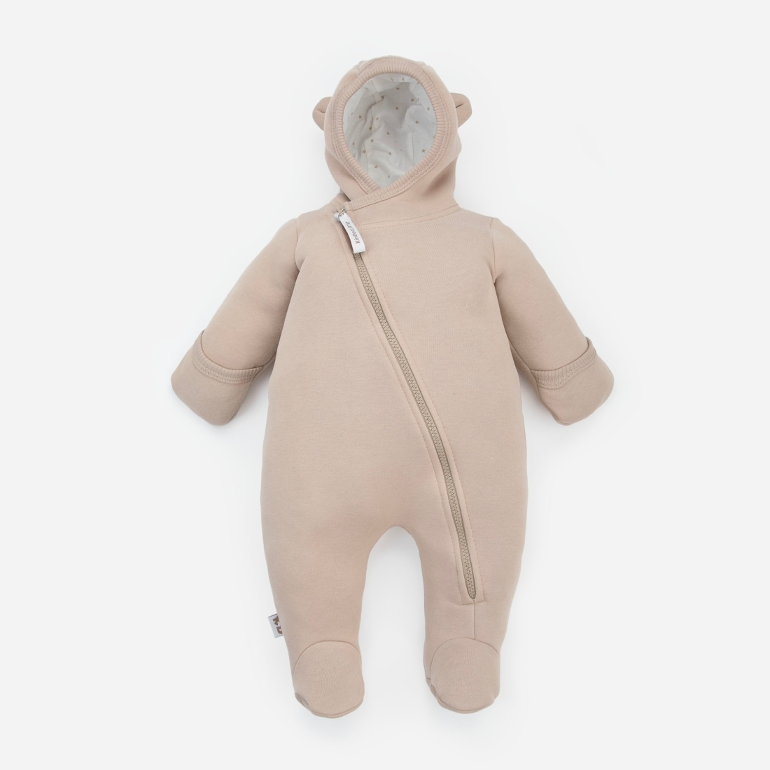 Комбинезон "Новый Пикколино-1", футер, капучино