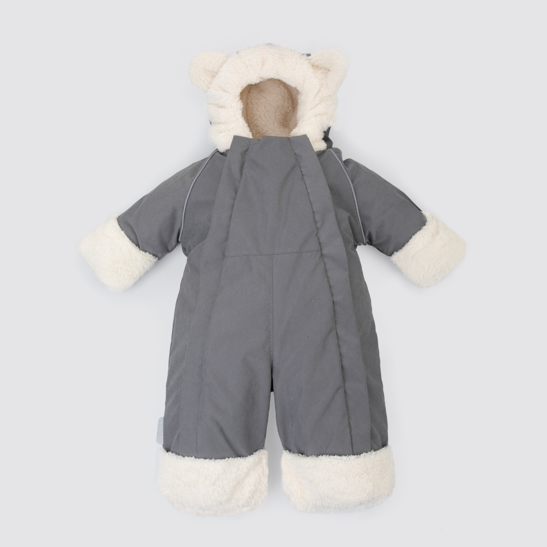 Комбинезон "Пушуня" демисезонный, графит